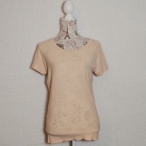 LOFT Ann Taylor Short Sleeve Scoop Neck Tee